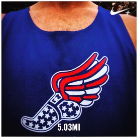 Hoping I get patriotic winged feet by race day.